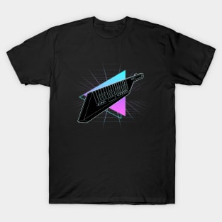 80's Vintage Vaporwave Keytar T-Shirt